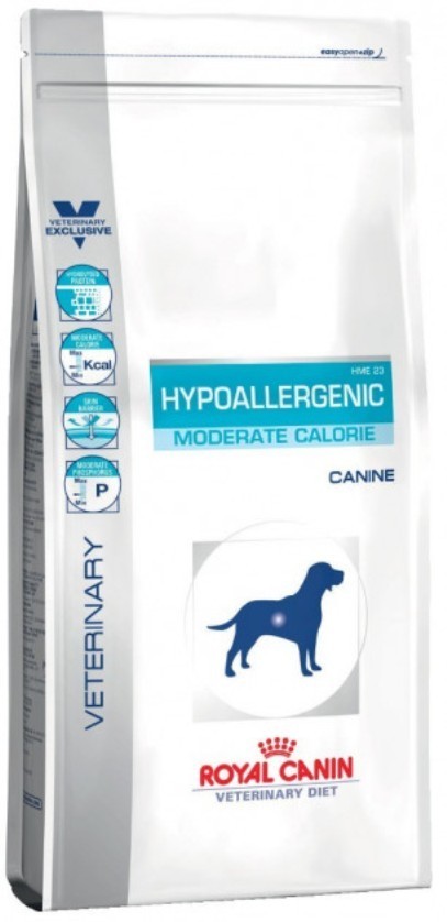 

Сухой лечебный корм Royal Canin Hypoallergenic Moderate Calorie Canine для собак с пониженными калориями при пищевой аллергии 1,5 кг (769524578)