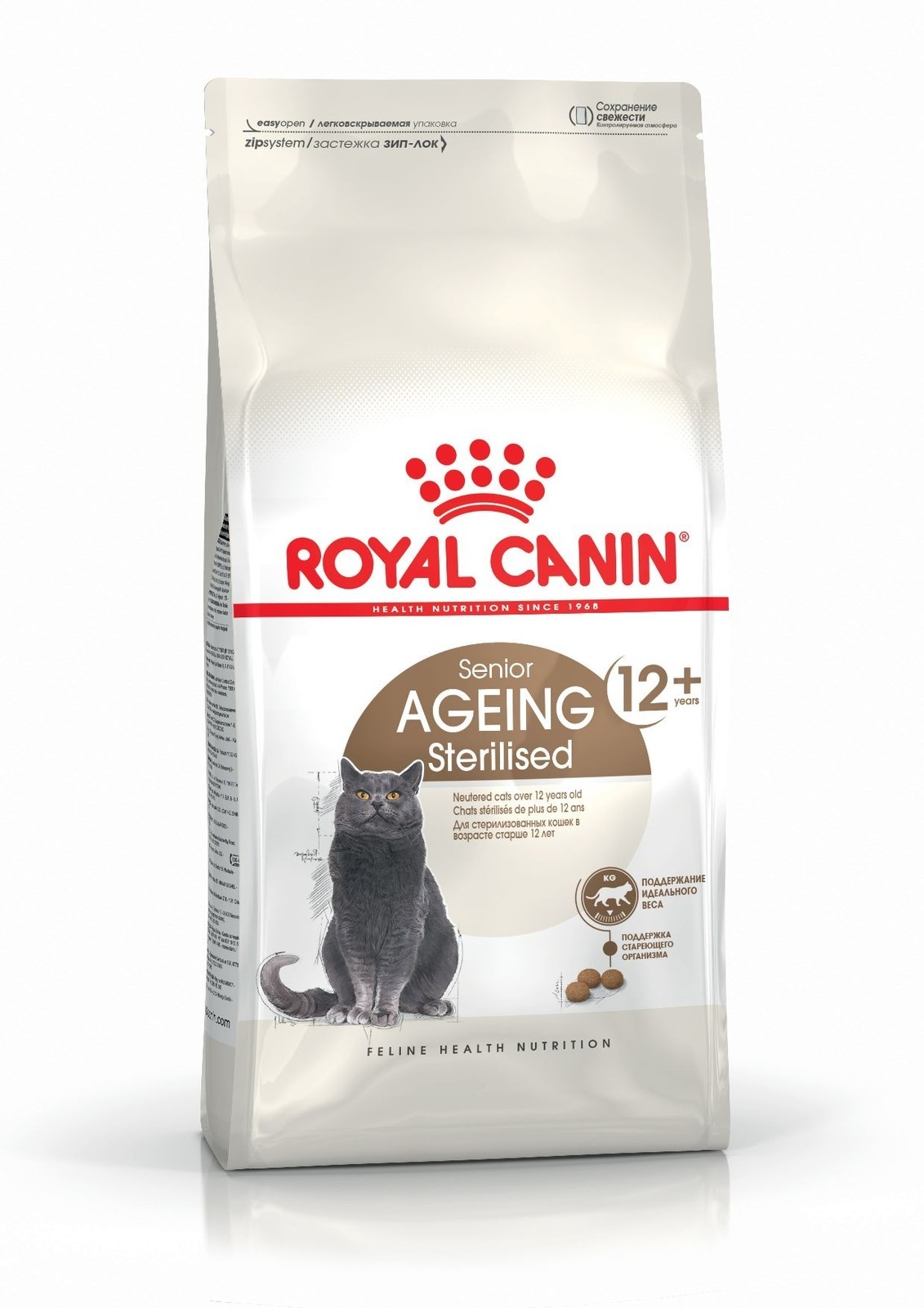 

Сухой корм Royal Canin Sterilised Appetite Control 12+ для кошек старше 12 лет 2 кг