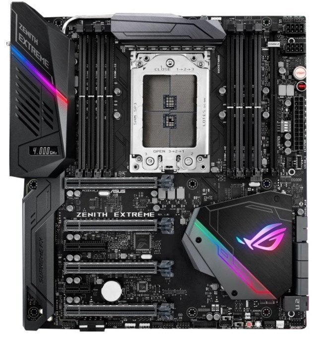 

Материнcька плата ASUS ROG_ZENITH_EXTREME sTR4 X399 8xDDR4 Wi-Fi!!!BT EATX