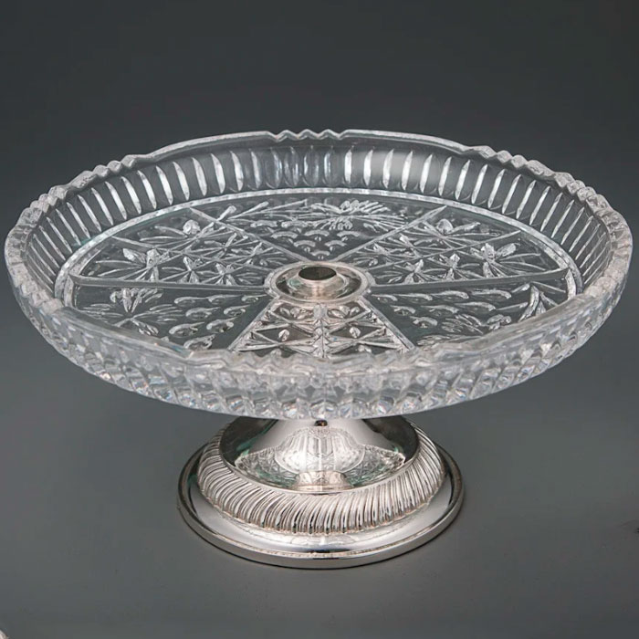 

Конфетница 22 см Kristal Silver Lefard 32790-BR-1181