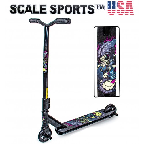 

Самокат трюковый Scale Sports Leone 110 mm USA черный + пеги 2 шт