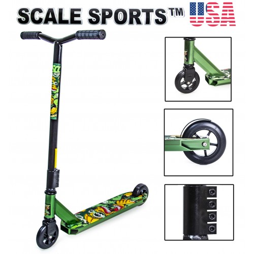 

Самокат трюковый Scale Sports Leone 110 mm USA зеленый