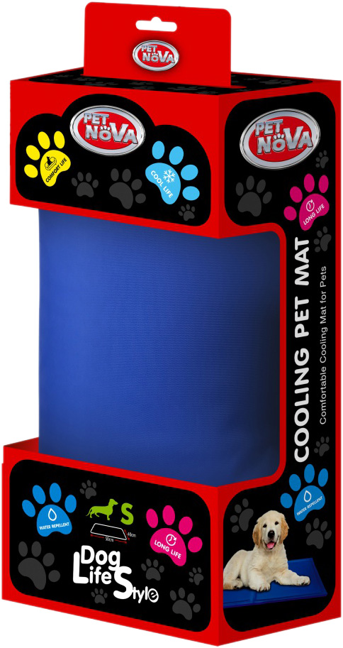

Коврик охлаждающий для собак и кошек Pet Nova 50х40 см размер S (MAT-COOL-50x40-S-BL) (5903031444124)