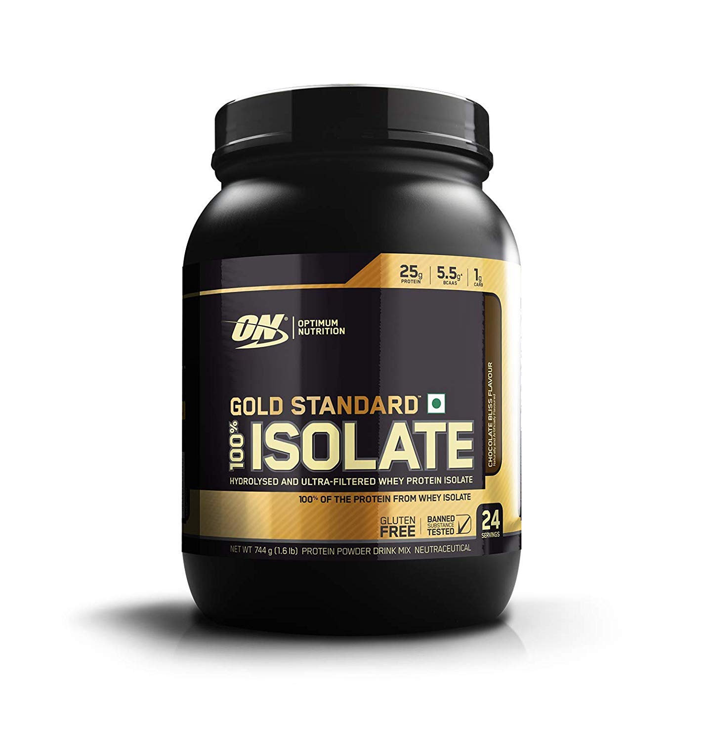 

Протеин Optimum Nutrition Gold Standard 100% Isolate 744 г Шоколад (4384302507)