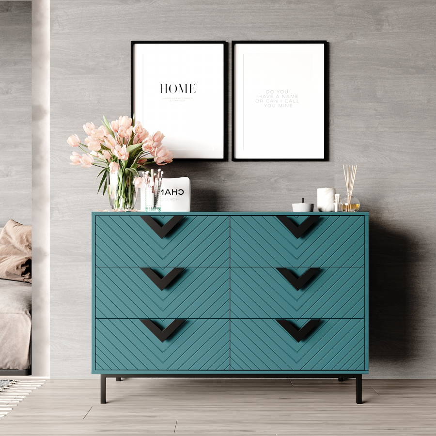 

Комод в спальню Fenster Оксфорд 2 Грин Айс