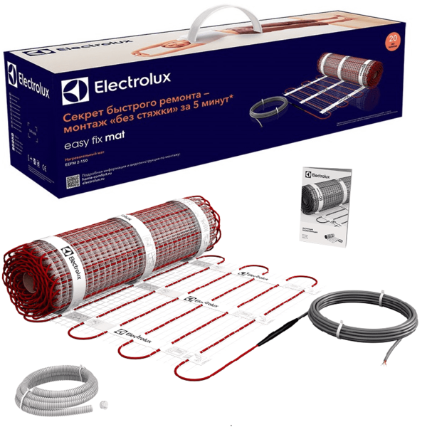 

Нагревательный мат Electrolux 150 Вт 12 м / 6.0 м² / 900 Вт