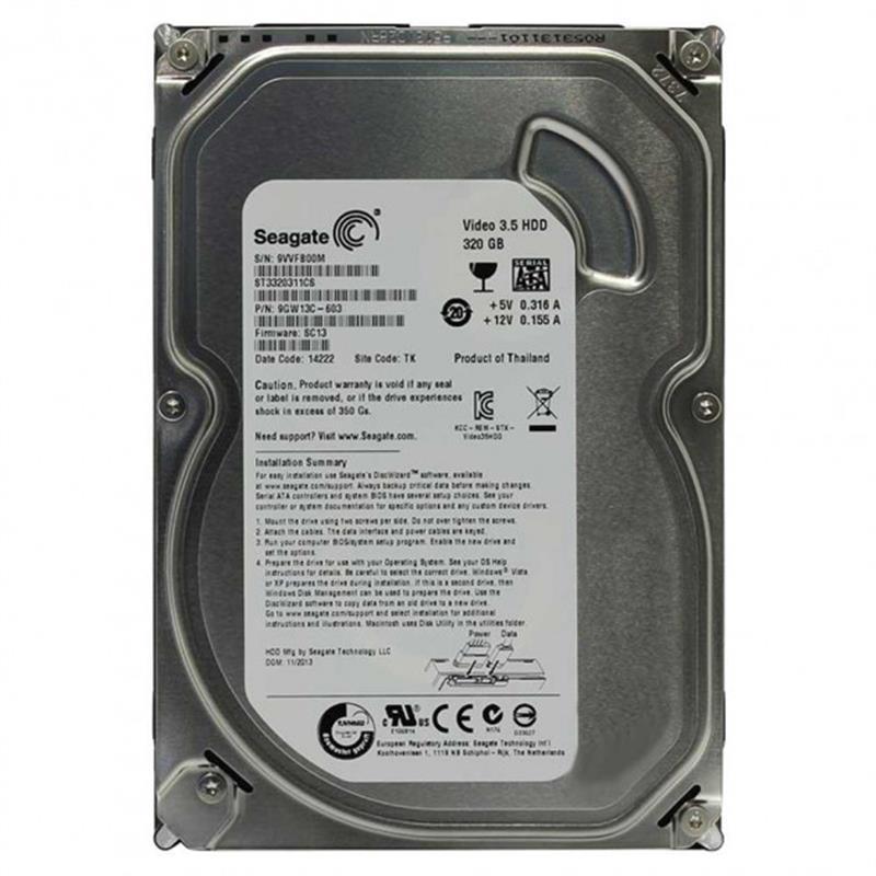 

Жесткий диск Seagate 3.5 Video 320Gb ST3320311CS VIDEO