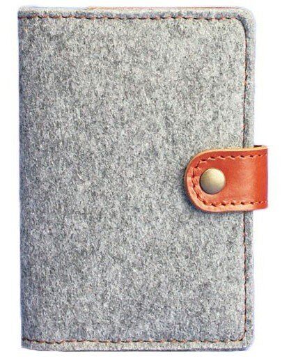 

Обложка для паспорта из кожи BlankNote bn-op-3-felt-k