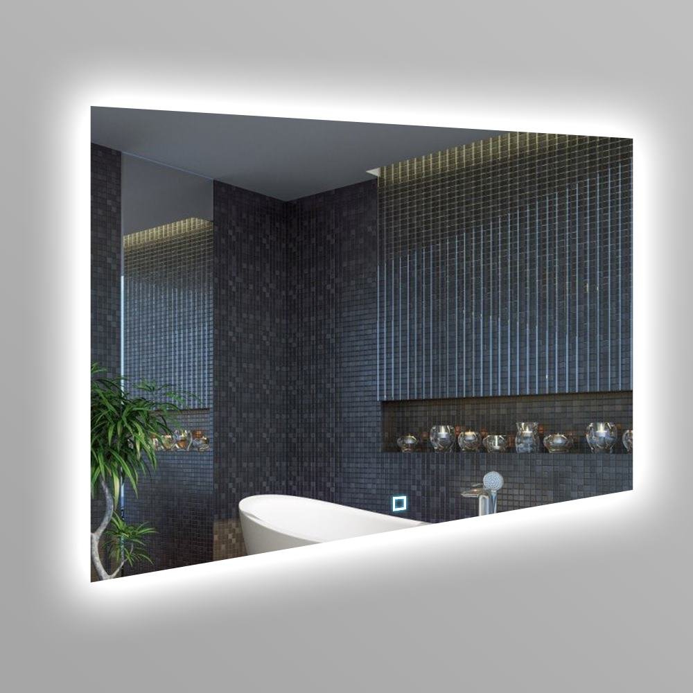 

Зеркало SmartWorld Vilena серия Smart с контурной LED подсветкой прямоугольное 100x50x3см. (Smart-Vilena-50x100)