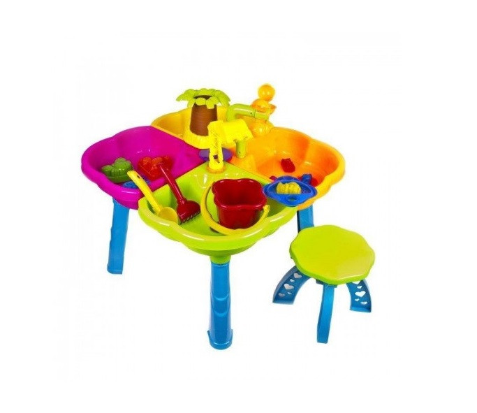 

Столик песочный Kinderway с набором, лейкой и стульчиком (01-112)