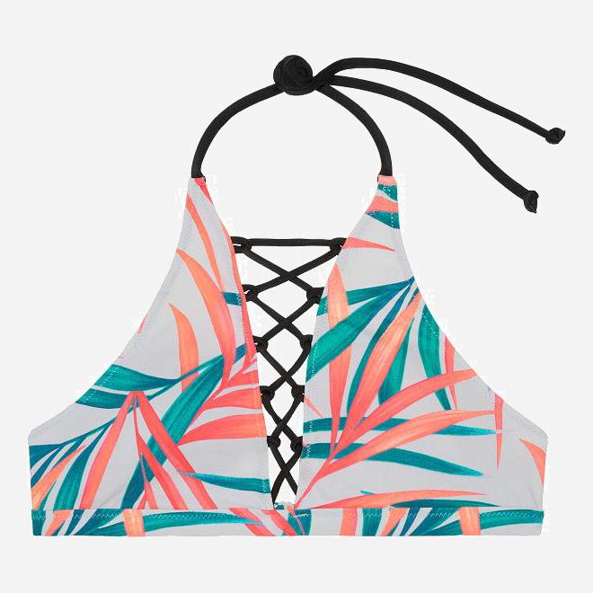 

Верхняя часть купальника Victoria's Secret 593090749 XS Silver Tropical