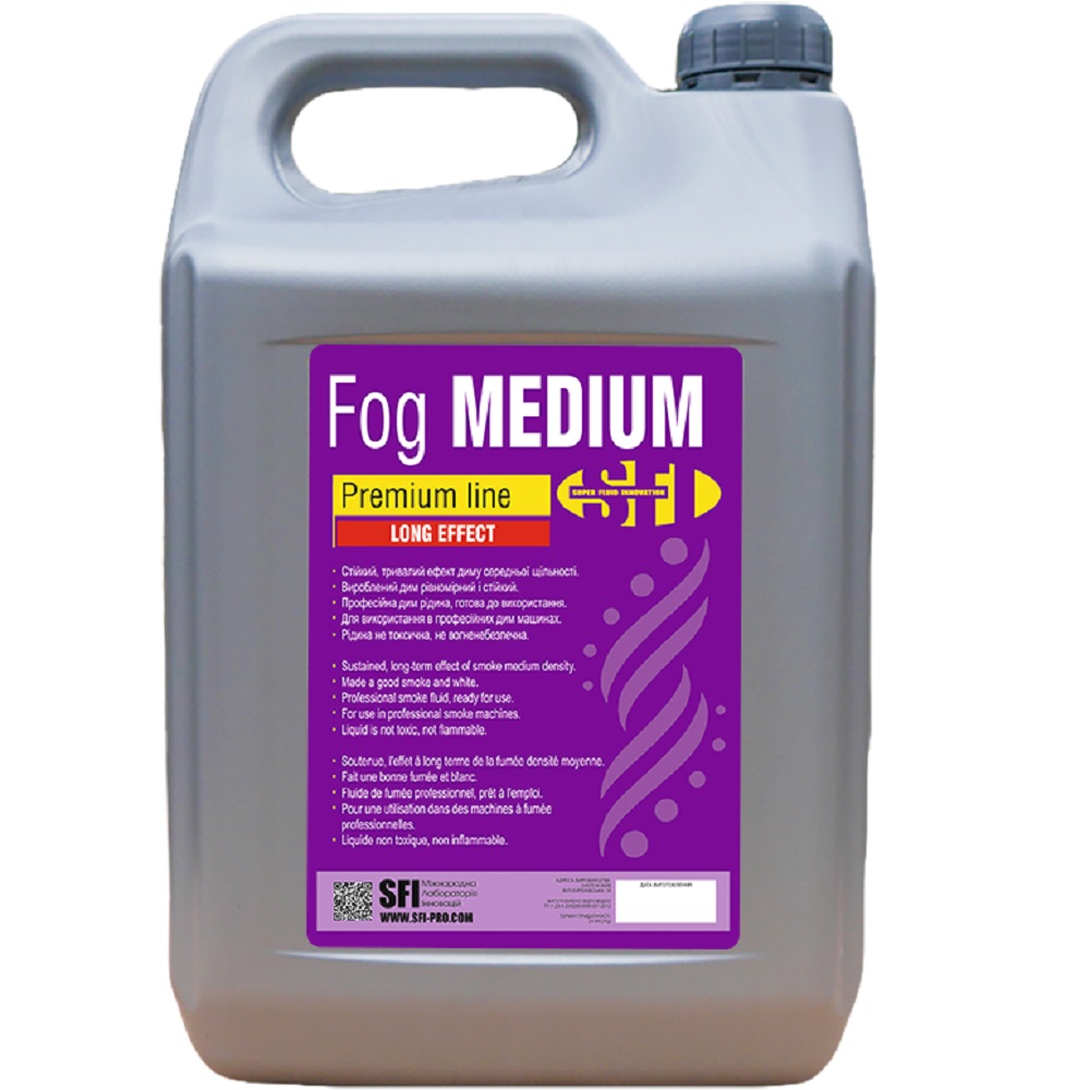 

Жидкость для дыма SFI-Medium Premium 5L