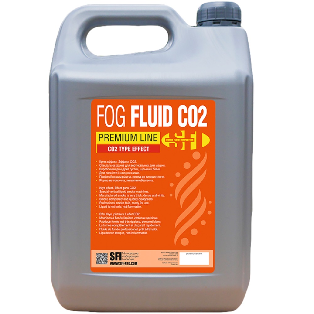 

Жидкость для генераторов вертикального дыма SFI-Fog Fluid CO2 Premium 5L