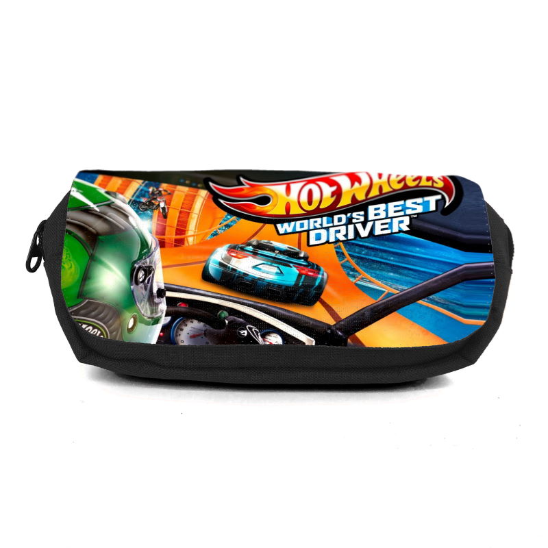 

Школьный пенал Хот Вилс 004 (Hot Wheels) органайзер универсальный (HW-004-blc) черный