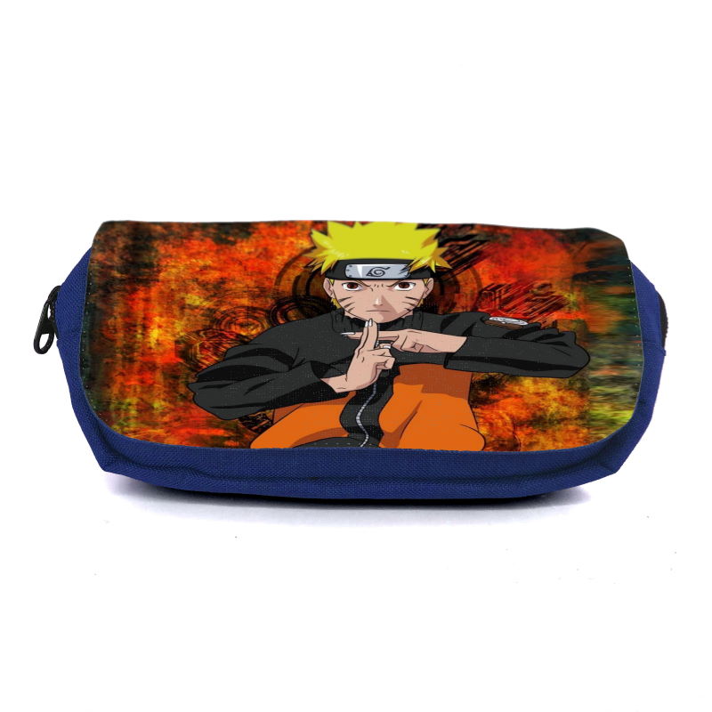 

Школьный пенал Наруто 0021 (Naruto) органайзер универсальный (NRT-0021-blu) синий