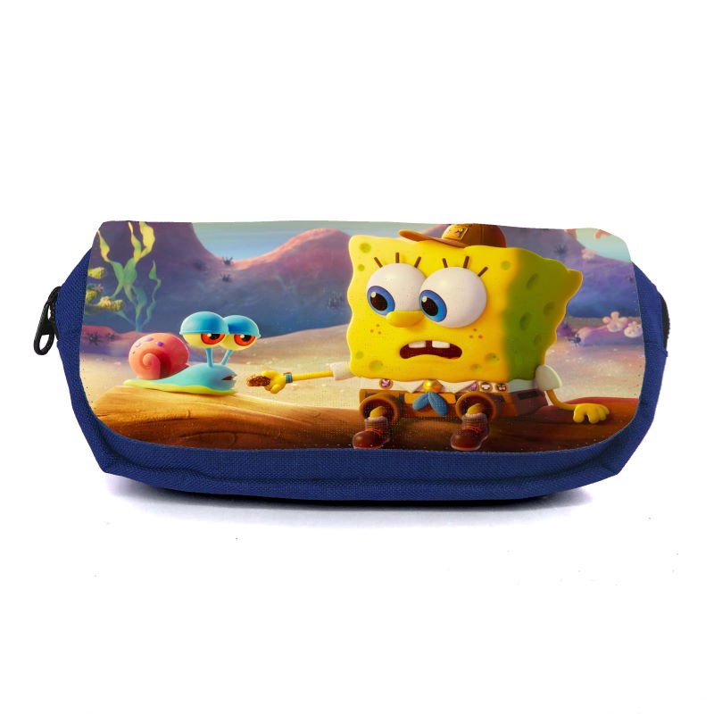 

Школьный пенал Спанч Боб 001 (SpongeBob) органайзер универсальный (SPB-001-blu) синий