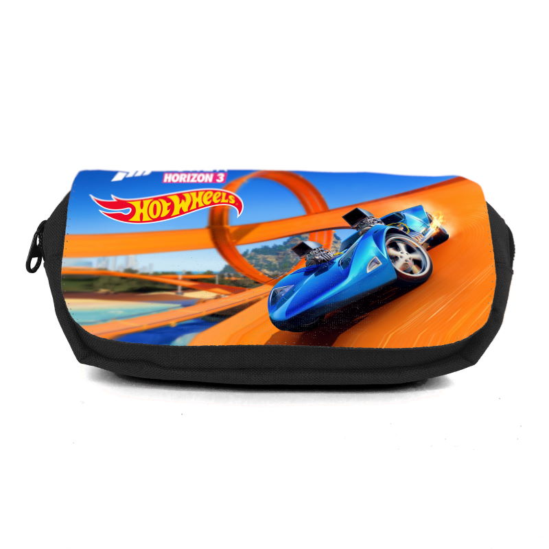 

Школьный пенал Хот Вилс 0011 (Hot Wheels) органайзер универсальный (HW-0011-blc) черный