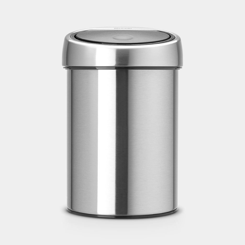 

Мусорный бак Touch Bin 3л Матовая сталь Brabantia 363986