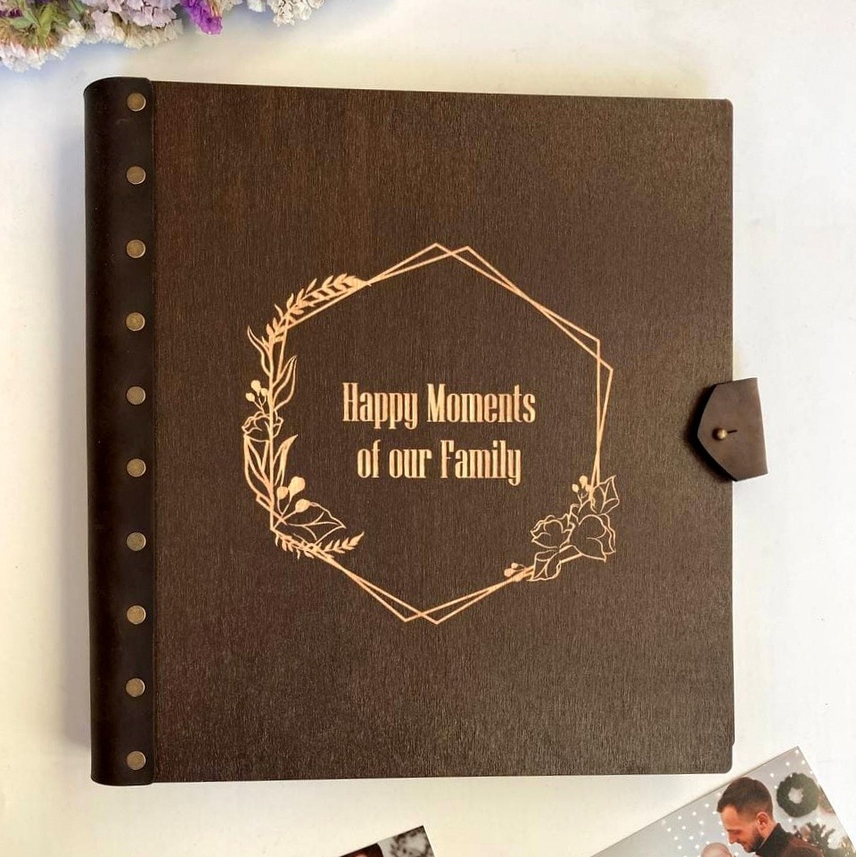 

Деревянный альбом HAPPY MOMENTS 34х32.5 см FILWOOD