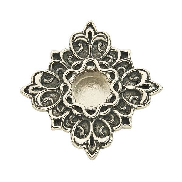 

Мощевик серебряный с оксидированием Фамильные Драгоценности арт. 2.7.0618