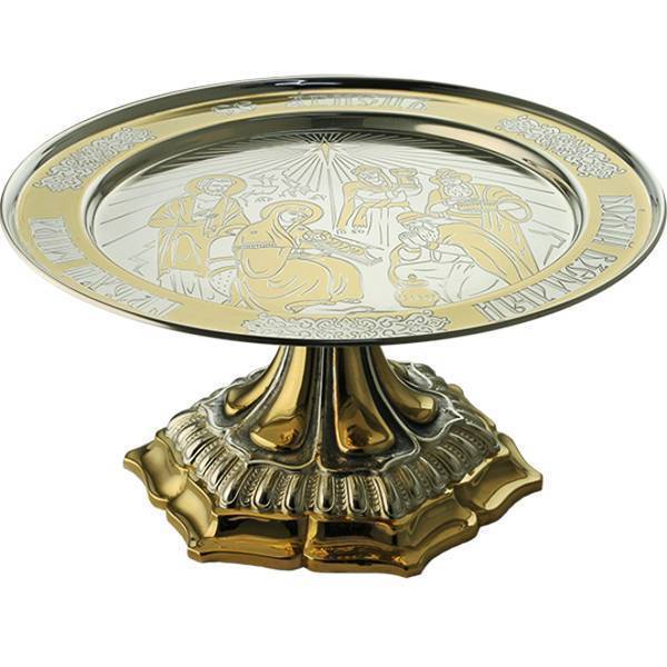 

Дискос латунный на литьевой ножке Фамильные Драгоценности арт. 2.7.0563л