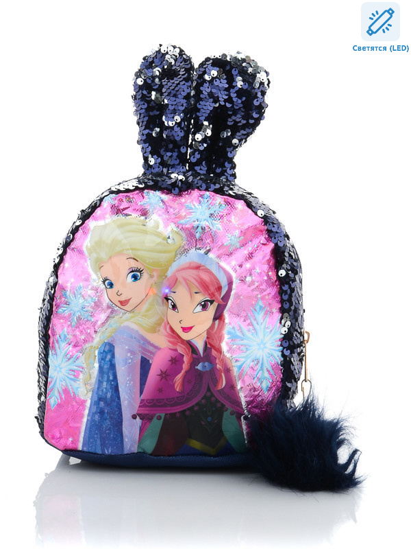 

Рюкзаки детские деми для девочки Prime 00-00012674 Синий р.22x20x9