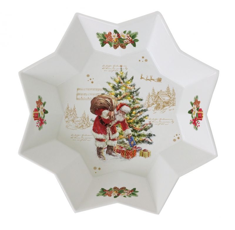 

Блюдо фигурное Easy Life (R2S) Christmas Memories 25см R1049#CHME