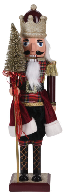 

Декоративная фигура Щелкунчик Christmas Decoration 17x12x60 см (ASK000030_золото)