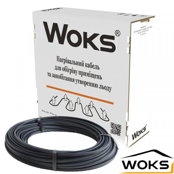 

Нагревательный кабель Woks 30T 95 м / 4.8 м² - 9.5 м² / 2841 Вт