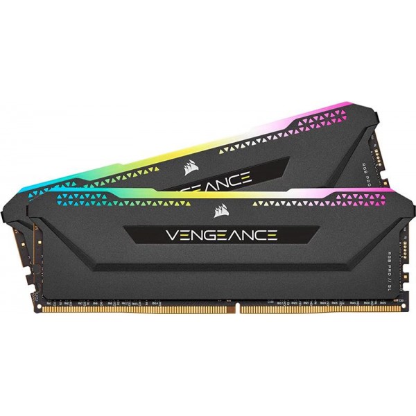 

DDR4 2x8GB/3600 Corsair Vengeance RGB Pro SL Black (CMH16GX4M2D3600C18)