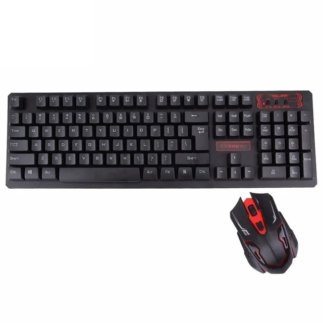 

Беспроводная игровая клавиатура и мышь для компьютера UKC HK-6500