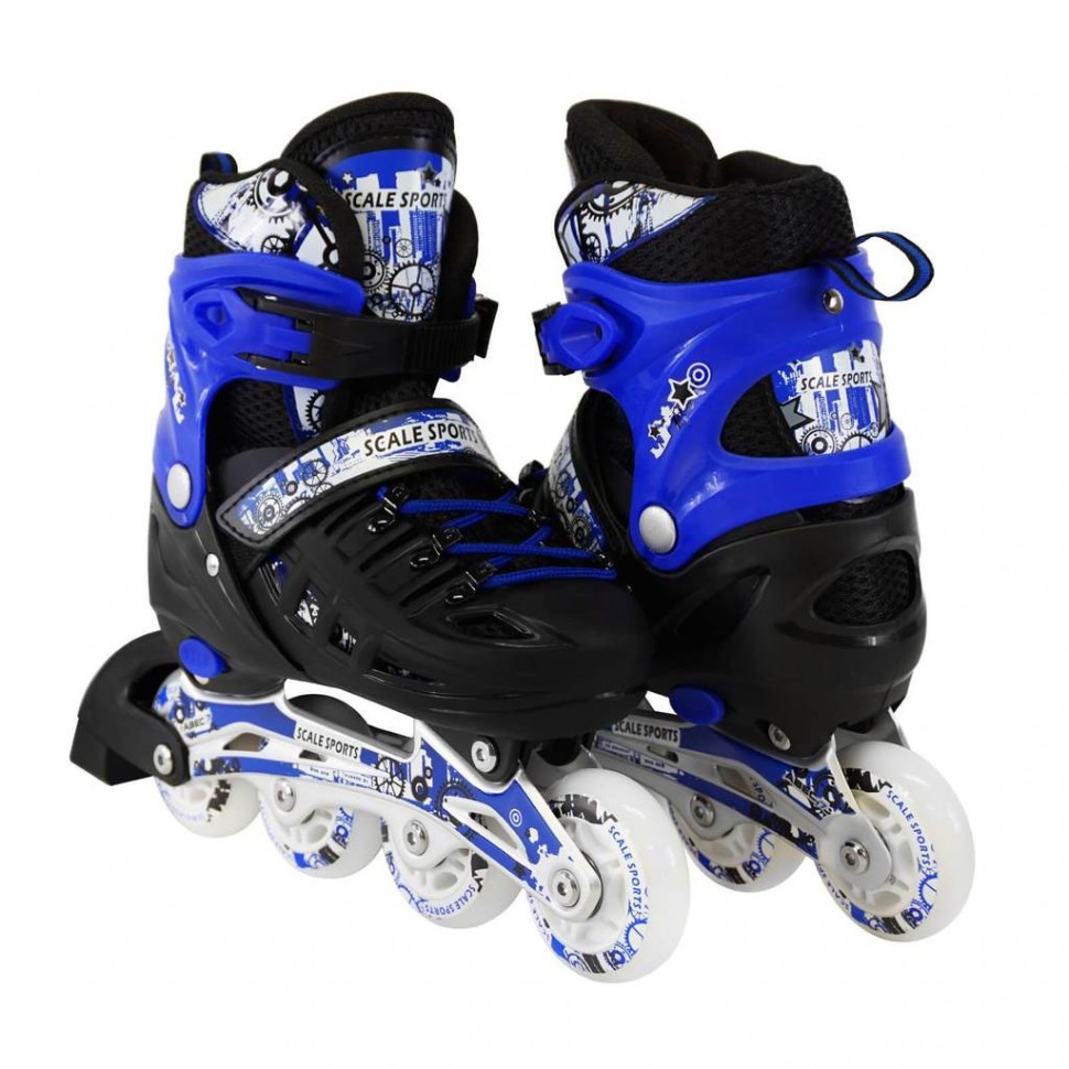 

Роликовые коньки Scale Sport SC04 синий размер 34-37