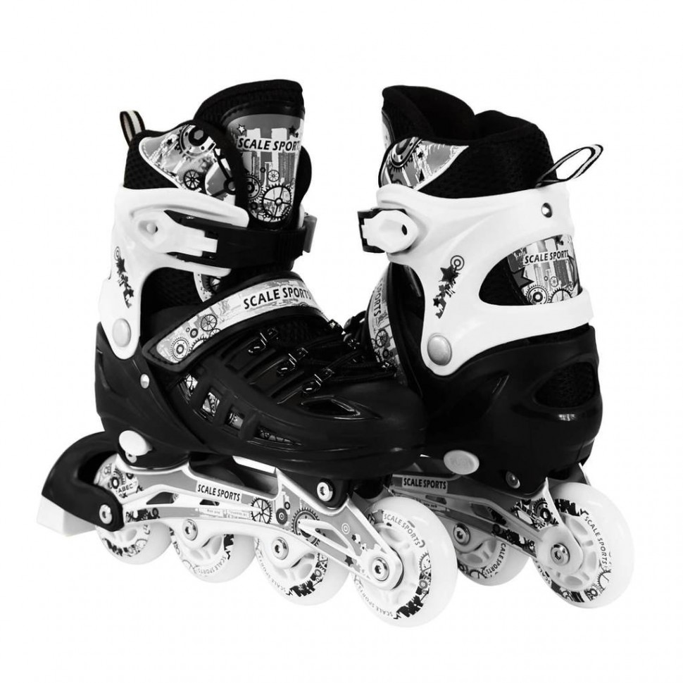 

Роликовые коньки Scale Sport SC04 черный размер 34-37
