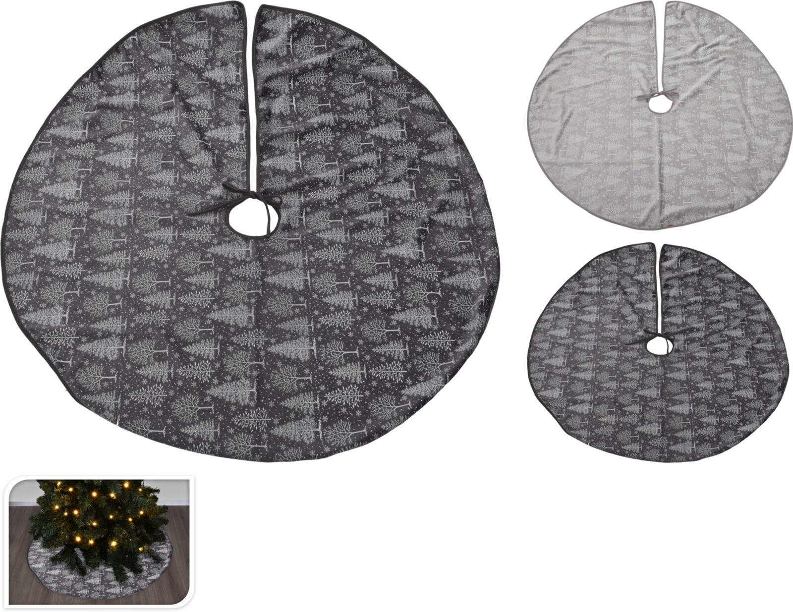 

Декоративный низ для ствола елки Christmas Decoration 95 см (767650020_графитовый)