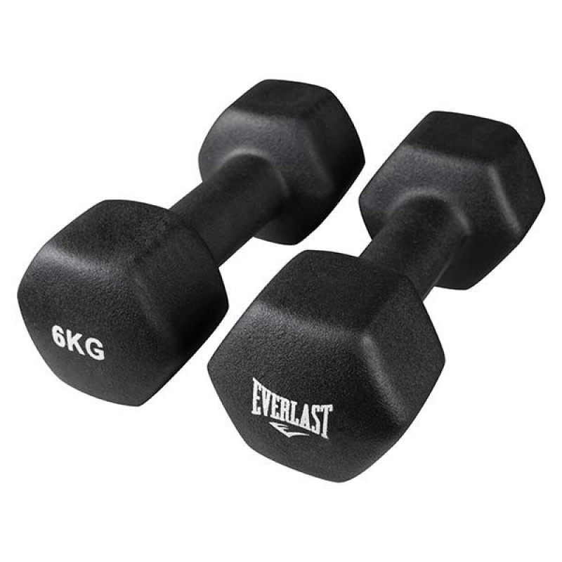 

Гантели виниловые Everlast 2х6 кг, черный, код: 80024/6-WS