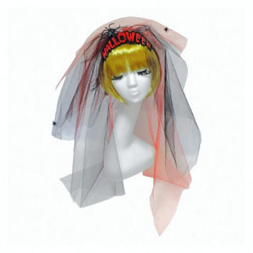

Фата Halloween на обруче Halloween 15-635BLK-RD
