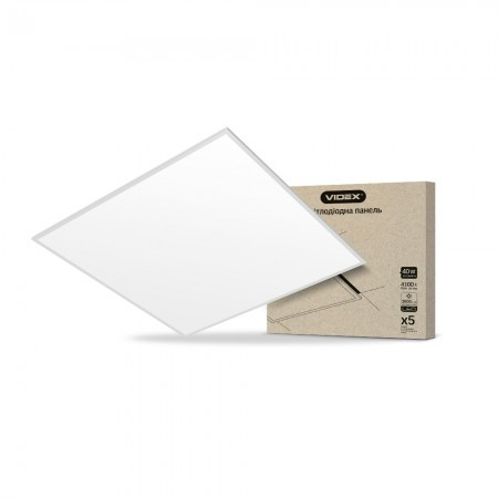 

LED панель армстронг VIDEX 40W 6200K матова Premium (VL-P406W)