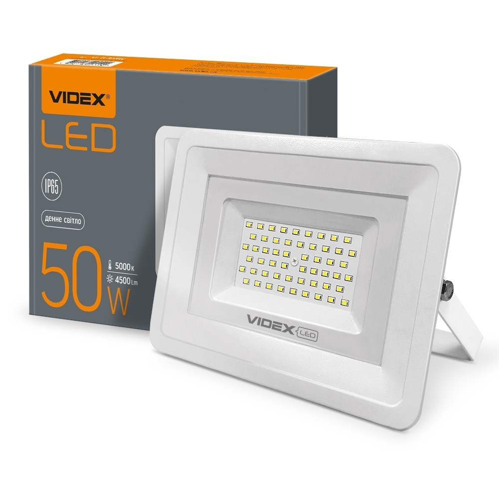 

LED прожектор VIDEX 50W 5000K 220V (VL-Fе505W)