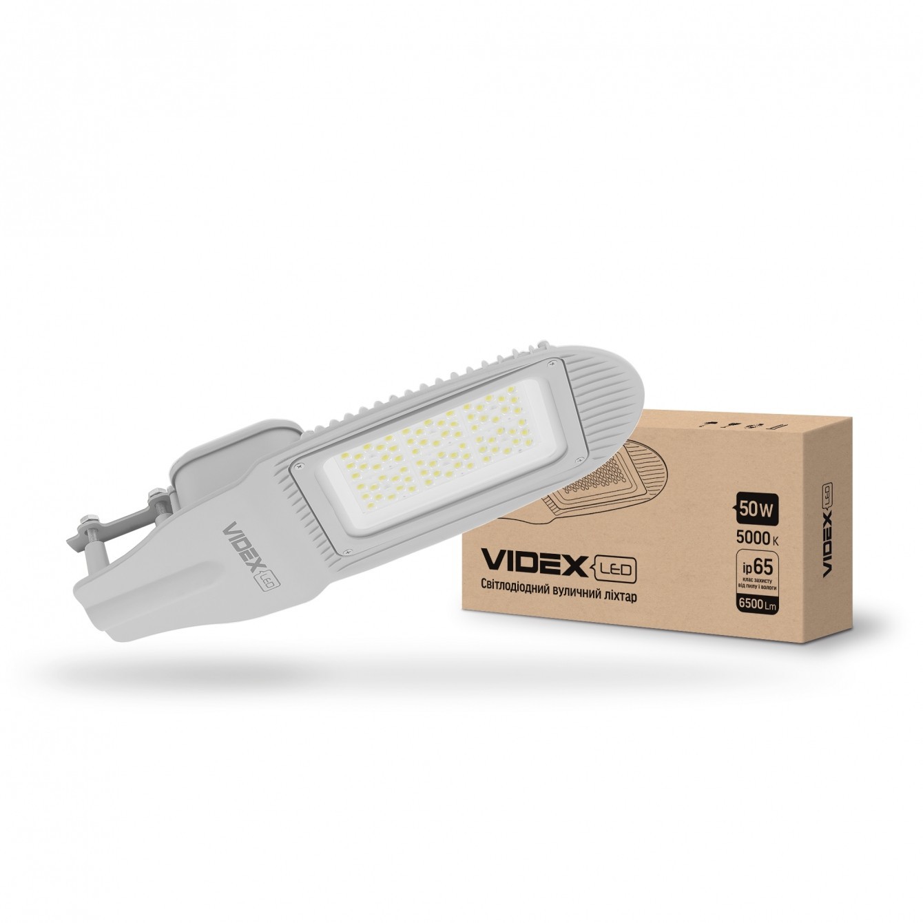 

LED фонарь уличный VIDEX 50W 5000K 220V (VL-SL06-505)