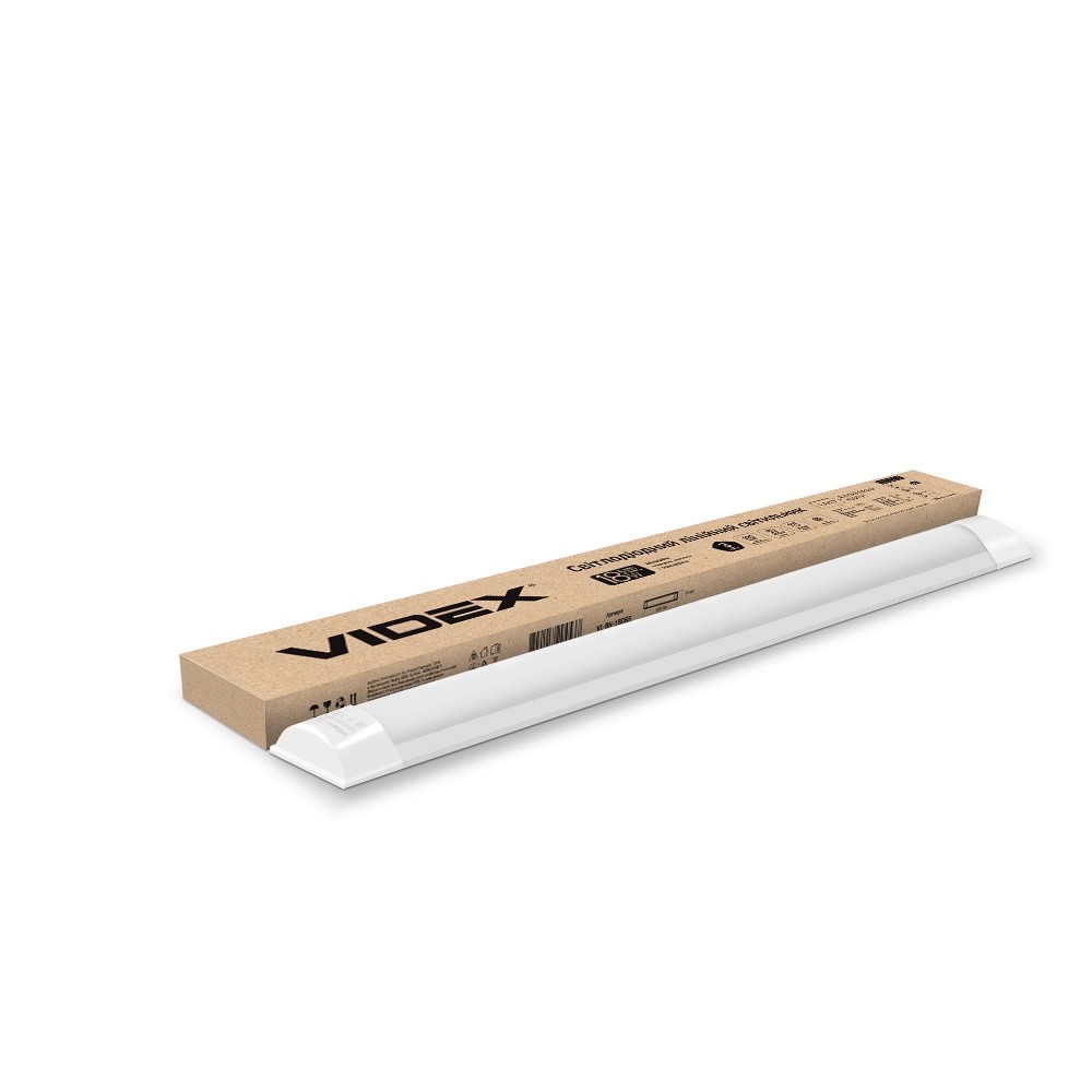 

LED светильник IP65 линейный магистральный VIDEX 18W 0,6М 5000K 220V (VL-BN-18065)