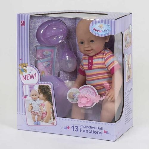 

Пупс функциональный Warm Baby WZJ 030-535