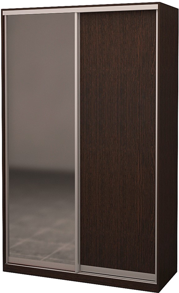 

Шкаф-купе двухдверный Roko 179.2х242х60 см ДСП + Зеркало Дуб Венге