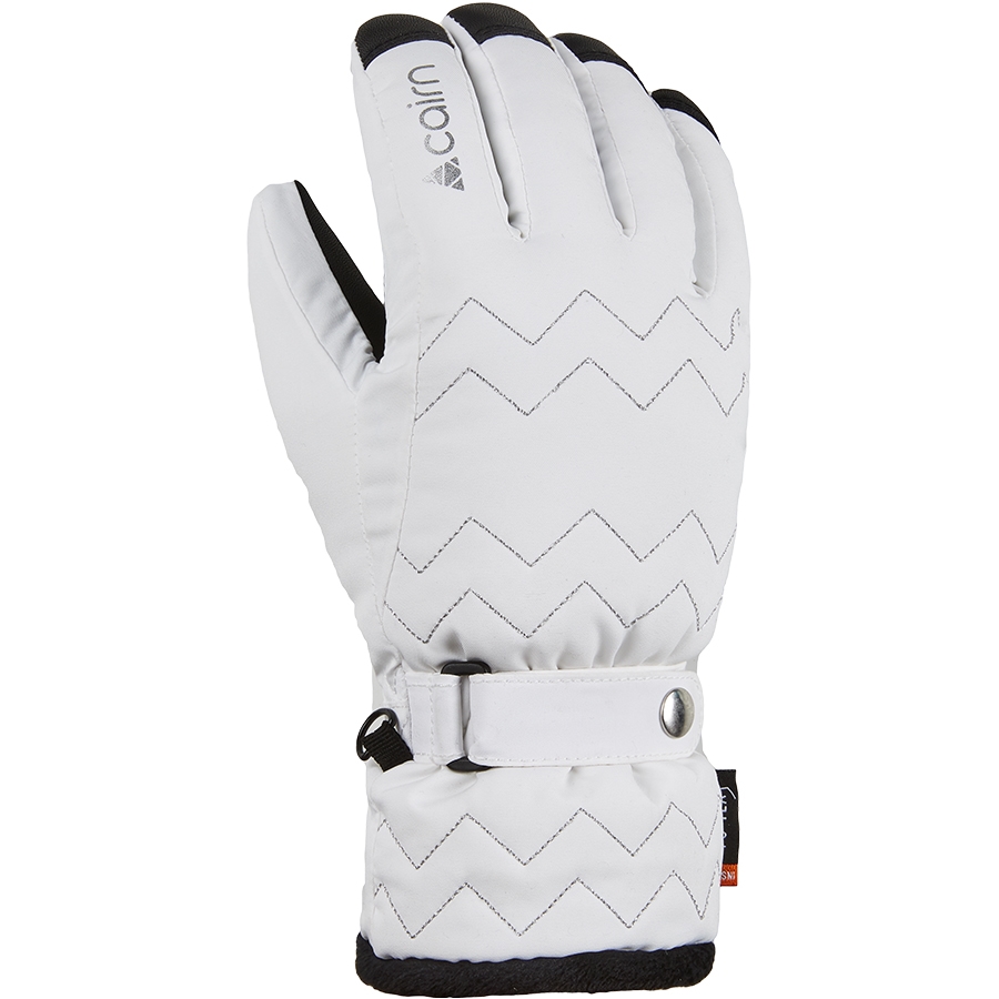 

Перчатки горнолыжные Cairn Abyss 2 W white zigzag 8