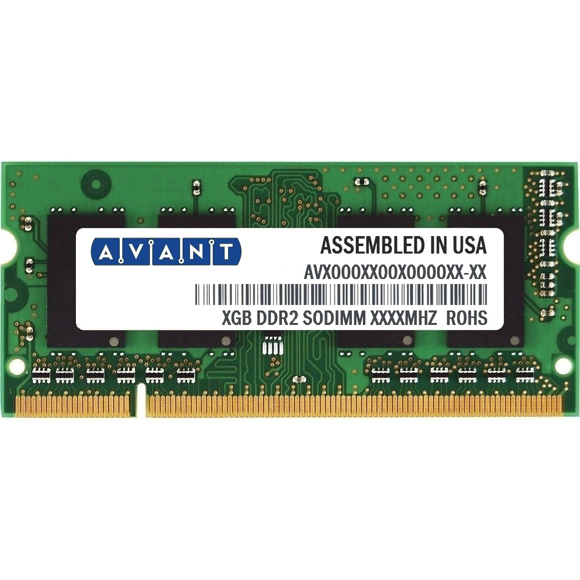 

Оперативна пам'ять Avant SODIMM DDR2 2Gb 667MHz PC2-5300 (AVK6456U61E5667F5-NYGP)