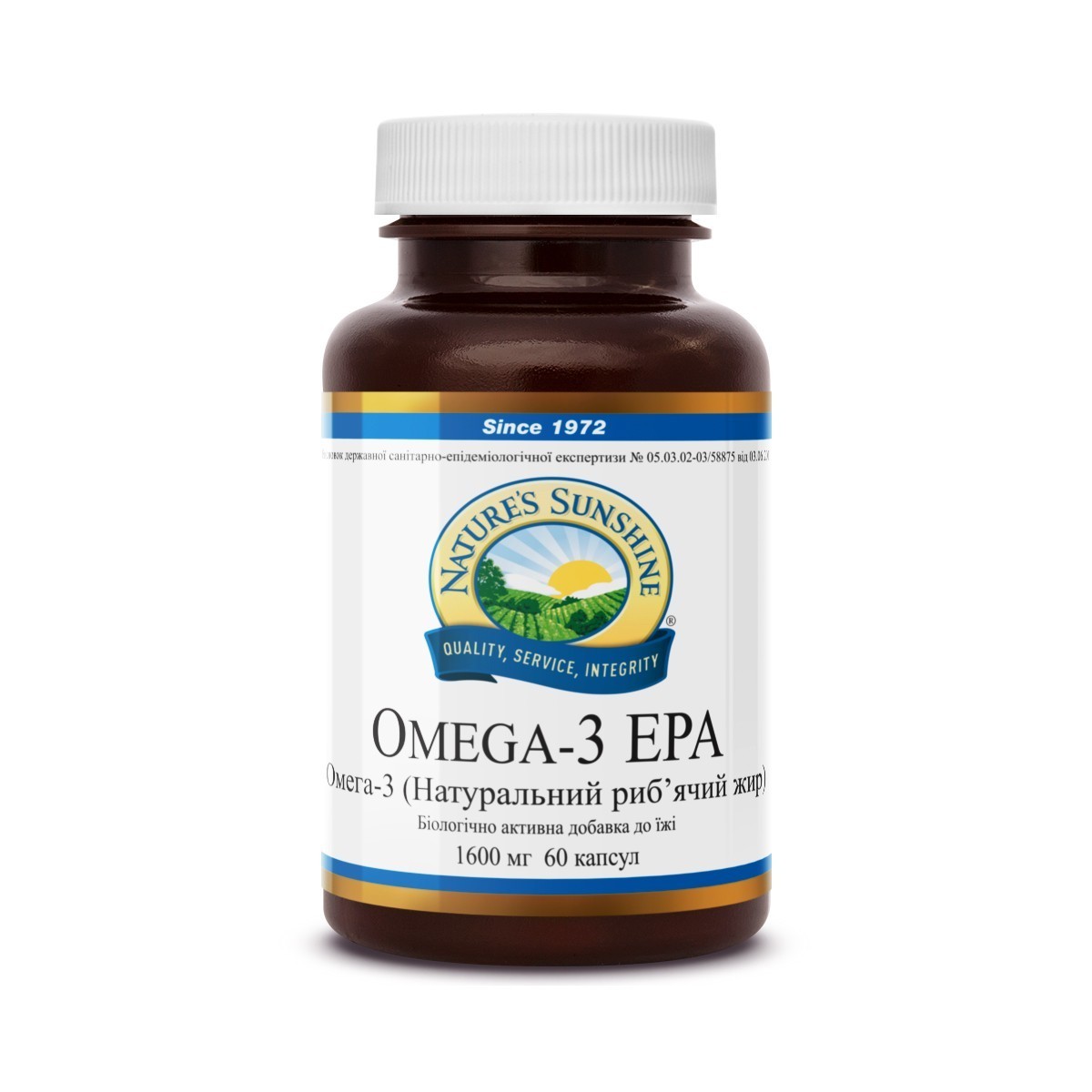 

Омега 3 натуральный рыбий жир NSP Omega 3 EPA 60 шт (1609)