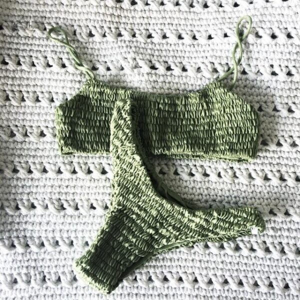 

Купальник Waisy женский раздельный  зеленый 41891-9, Купальник Waisy женский раздельный S зеленый 41891-9