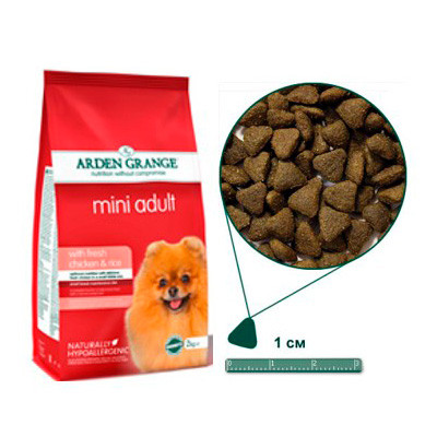 

Корм для собак Arden Grange Mini Adult Dog мелких пород 6 кг