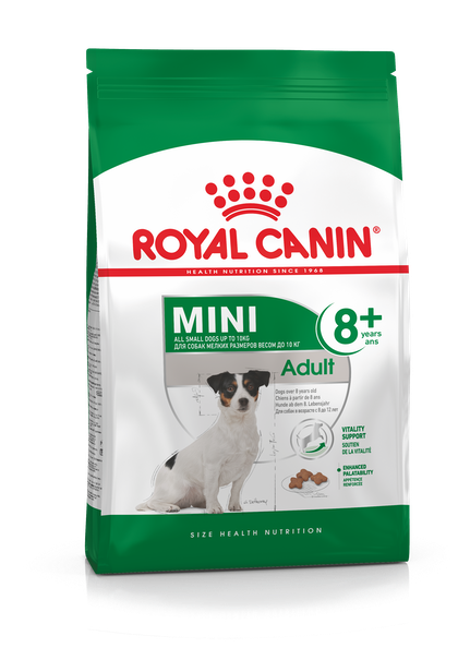 

Сухой корм для собак Royal Canin MINI ADULT 8+ для стареющих собак мелких пород 2 кг
