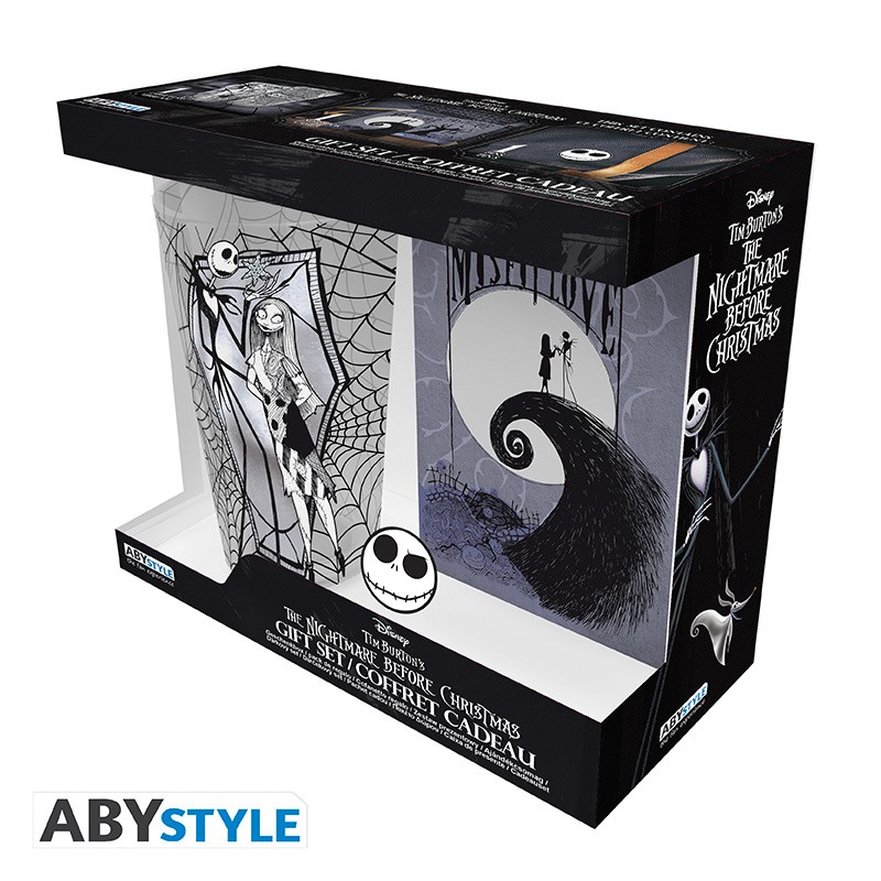 

Подарочный набор NIGHTMARE BEFORE XMAS Jack Стакан, пин, блокнот (ABYPCK196)