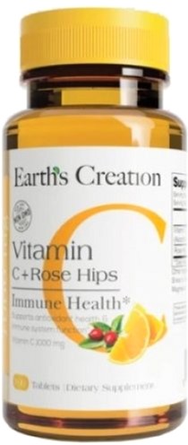 

Витамины Earths Creation Vitamin C 1000 мг with rose hips 100 таблеток (608786003507)